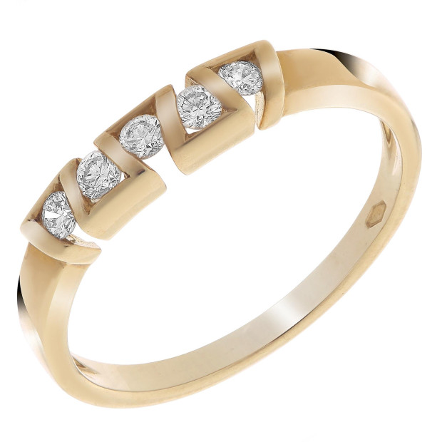 orphelia Orphelia® Women's Yellow gold 18C Ring - Gold RD-33214