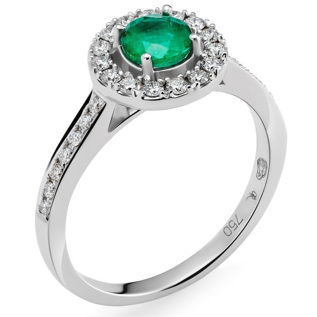 orphelia Orphelia® Women's Whitegold 18C Ring - Silver RD-3916/EM