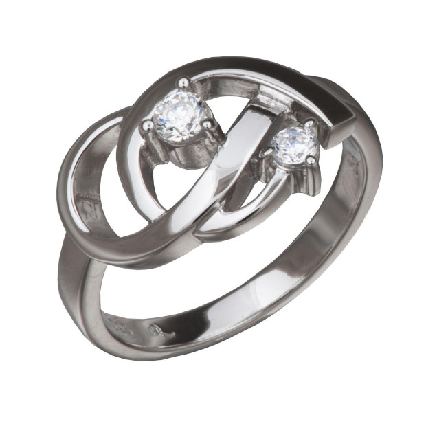 orphelia Orphelia® Women's Sterling Silver Ring - Silver ZR-3640