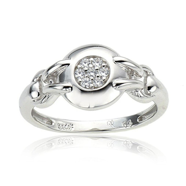 orphelia Orphelia® Women's Sterling Silver Ring - Silver ZR-3689