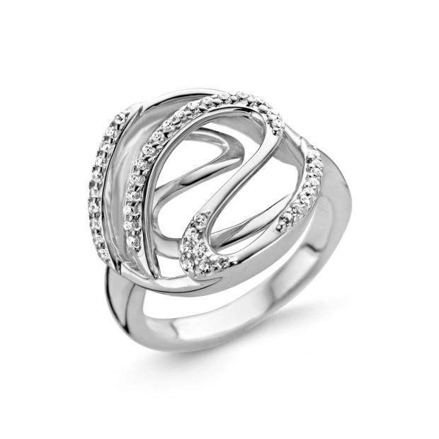 orphelia Orphelia® Women's Sterling Silver Ring - Silver ZR-3821