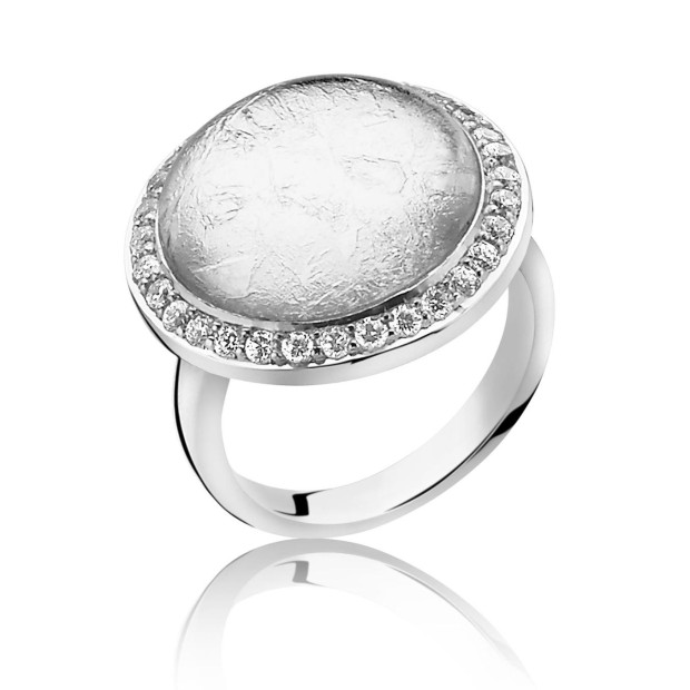 orphelia Orphelia® Women's Sterling Silver Ring - Silver ZR-3901/2