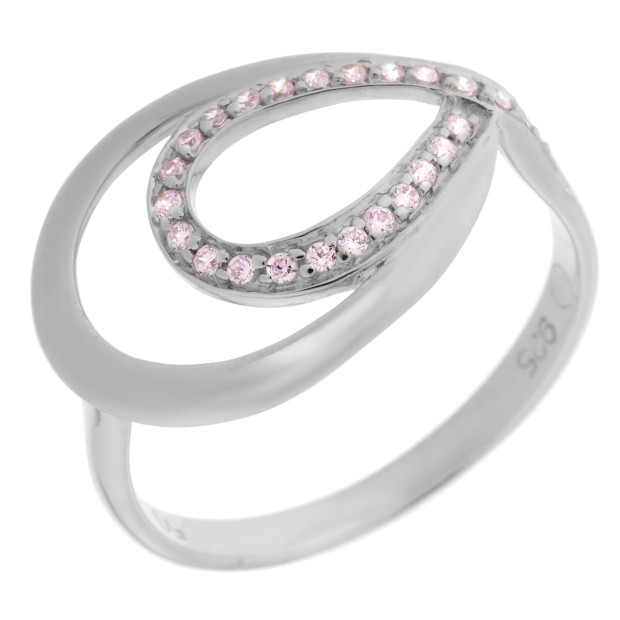 orphelia Orphelia® Women's Sterling Silver Ring - Silver ZR-7092