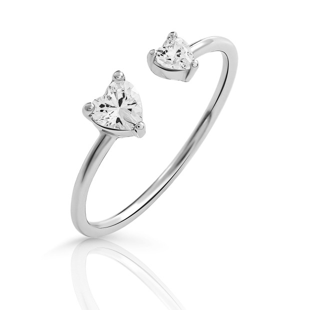 orphelia Orphelia® 'Dazzle' Women's Sterling Silver Ring - Silver ZR-7533