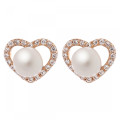 Alberte Silver Stud Earrings ZO-7233/RG #1