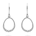 Orphelia Aria Silver Drop Earrings ZO-7494 #1