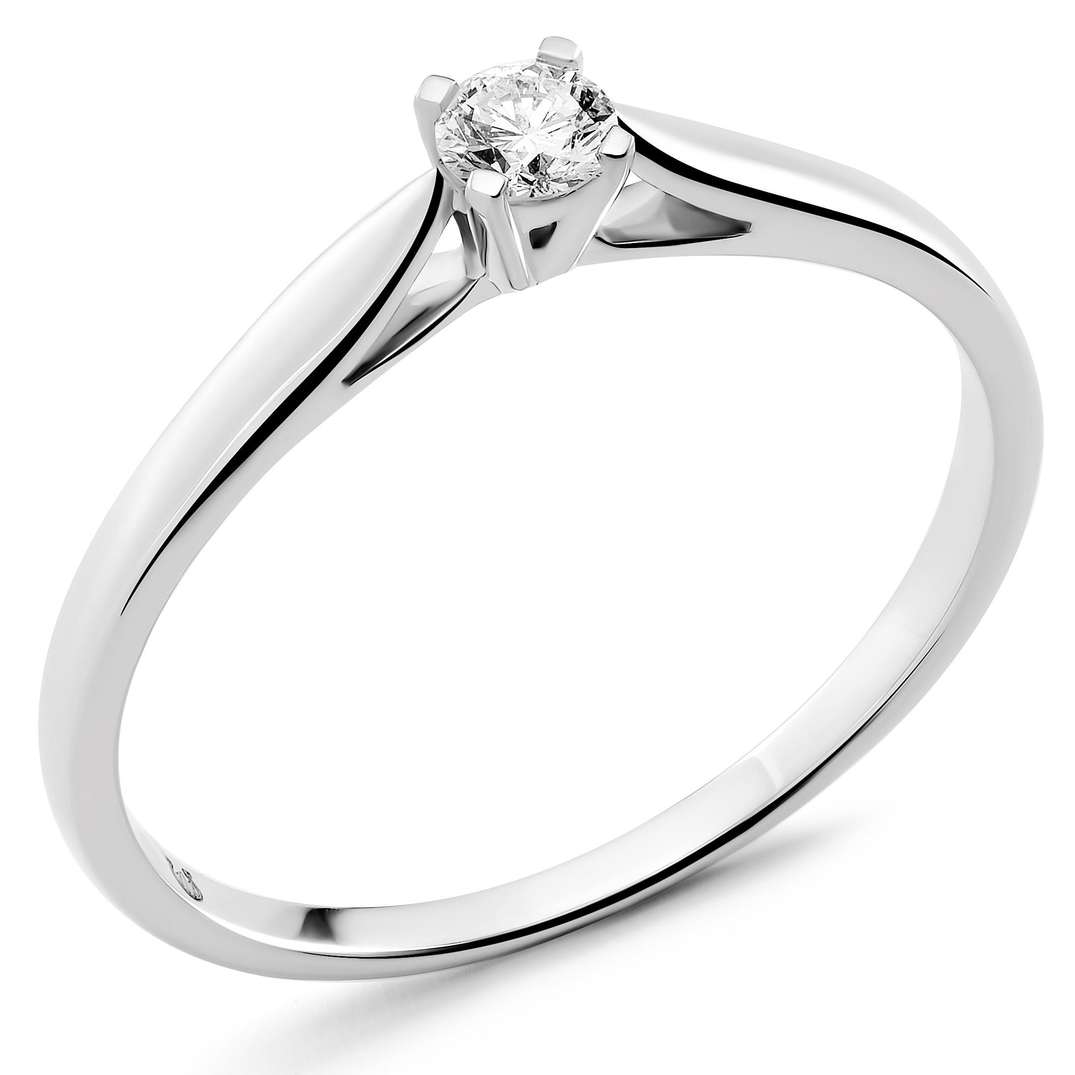 Women's Whitegold 18C Ring - Silver RD-3917/1