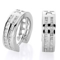 Orphelia Cecily White-gold 18k Hoop Earrings OD-5288 #1
