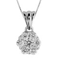 Orphelia Edina White-gold 18k Pendant HD-4177 #1