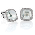 Orphelia Alexandra White-gold 18k Stud Earrings OD-5316 #1