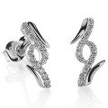 Orphelia Cosima White-gold 18k Stud Earrings OD-5323 #1