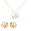 Sterling Silver Set: Chain-Pendant + Earrings SET-7084/1 #1