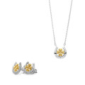 Signature Silver Set: Chain-pendant + Earrings SET-7517 #1