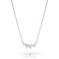 Charlene Silver Necklace ZK-7568 #1