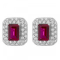 Orphelia Jackie Stud Earrings ZO-7237/RU