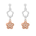 Orphelia Nixie Silver Drop Earrings ZO-7377 #1