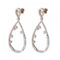 ORPHELIA SILVER Islia Drop Earrings ZO-7423/RG