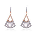 Carina Silver Drop Earrings ZO-7436 #1