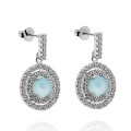 Rivera Silver Drop Earrings ZO-7481/BC