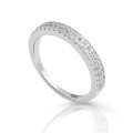 Orphelia® 'Glam' Women's Sterling Silver Ring - Silver ZR-7536