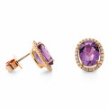 Orphelia Alberta Rose-gold 18k Stud Earrings OD-5338 #1