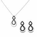 Orphelia Silver Set: Chain-pendant + Earrings SET-7092/2 #1