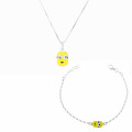 Child's Silver Set: Chain-pendant + Bracelet SET-7135 #1
