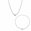 Orphelia Silver Set: Bracelet + Necklace SET-7157 #1