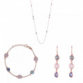 Orphelia Silver Set: Chain + Bracelet + Earrings SET-7411 #1