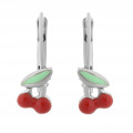 Apple Silver Drop Earrings ZO-7149/2 #1