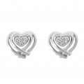 Anni Silver Stud Earrings ZO-7368 #1