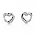 Ariana Silver Stud Earrings ZO-7482 #1