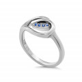 Dazzle Silver Ring ZR-7518/B #1