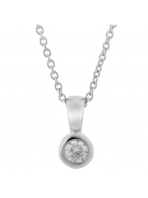 Orphelia Rosalind White-gold 18k Chain With Pendant KD-2030 #1