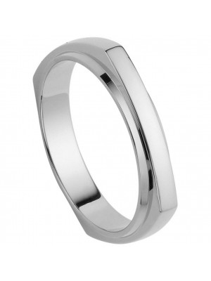 Unisex's Sterling Silver Wedding ring - Silver OR4490/N/A1/4/54