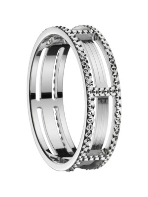 Unisex's Sterling Silver Wedding ring - Silver OR5285/5/A1/54