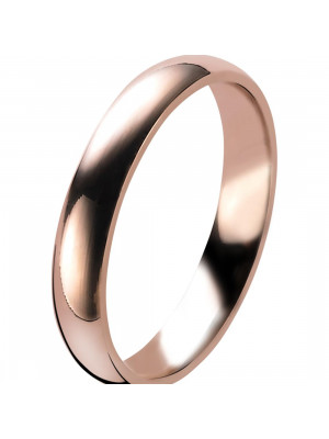 Unisex's Sterling Silver Wedding ring - Rose OR9402/61