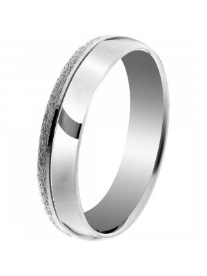 Unisex's Sterling Silver Wedding ring - Silver OR9996/60