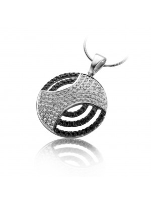 Orphelia® Women's Sterling Silver Pendant with Chain - Silver PEN-299