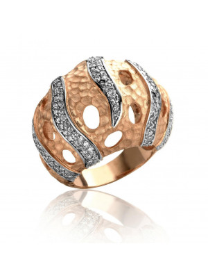 Orphelia® Women's Sterling Silver Ring - Rose R-4236-ROSE