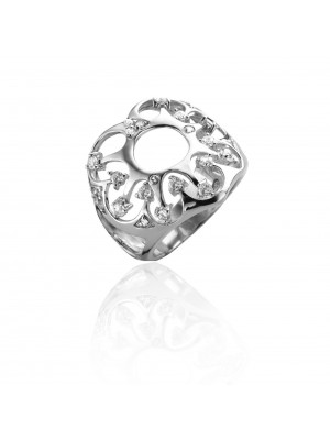 Women's Sterling Silver Ring - Silver R-4350-RP