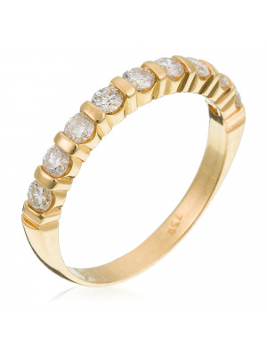 Yellow gold 18 C Ring RD-3005