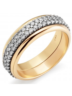 Two-Tone 18K Ring RD-3016 #1
