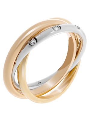 Two-Tone 18K Ring RD-3086 #1