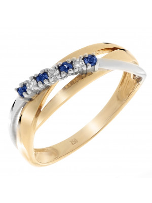 Two-tone 18k Ring RD-33362 #1