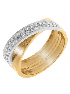 Two-tone 18k Ring RD-33386 #1