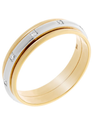 Two-tone 18k Ring RD-33401 #1