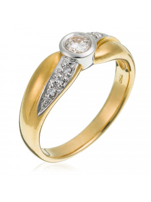 Two-tone 18k Ring RD-3715 #1