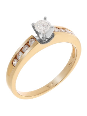 Two-Tone 18K Ring RD-3716 #1