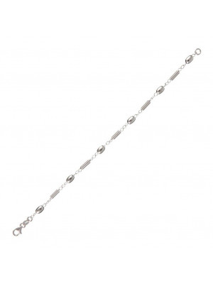 Women's Sterling Silver Bracelet - Silver ZA-1798